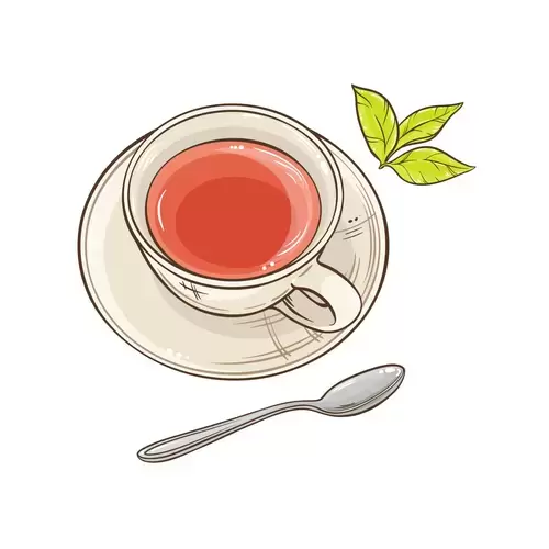 茶具插圖-紅茶杯插圖