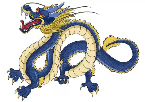 中國龍插圖