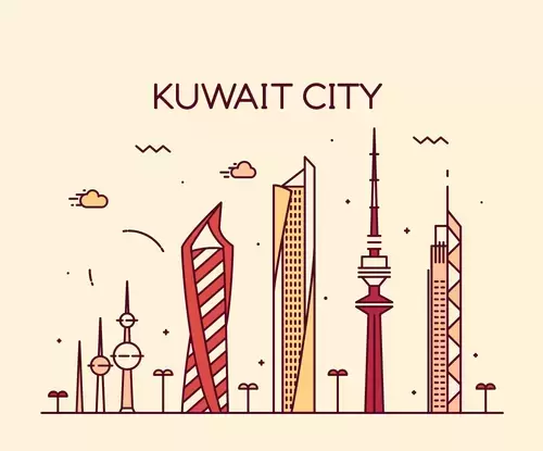 全球城市印象-科威特城插圖