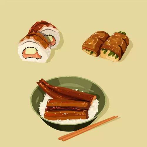 日本美食-米飯-魚插圖