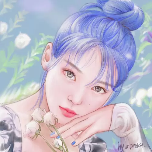 漂亮女孩-小家碧玉插圖