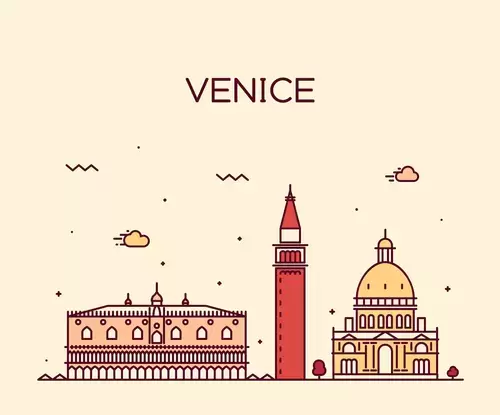 全球城市印象-威尼斯插圖