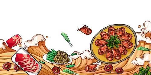 中華美食-油燜大蝦插圖