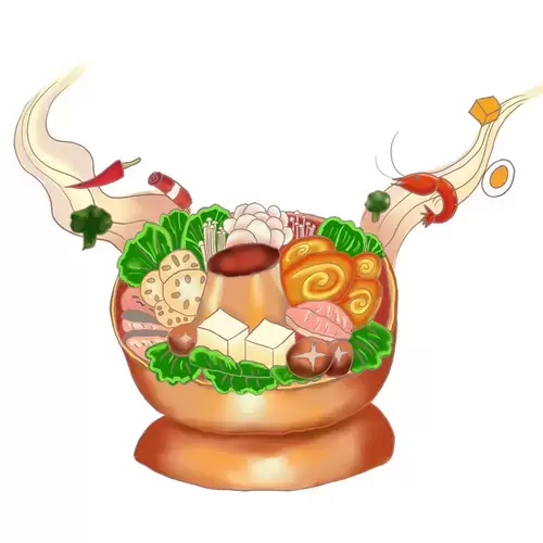 中華美食-火鍋插圖