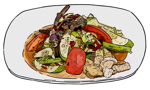 泰國美食插圖