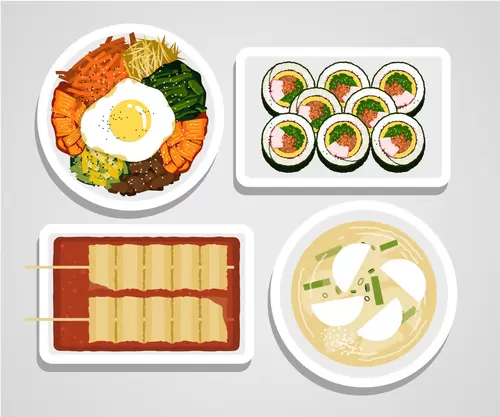 各地美食-韓式料理-壽司-石鍋拌飯-串串-湯插圖