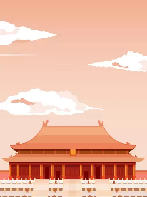 中國城市-北京插圖素材