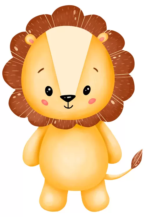動物-大獅子插圖