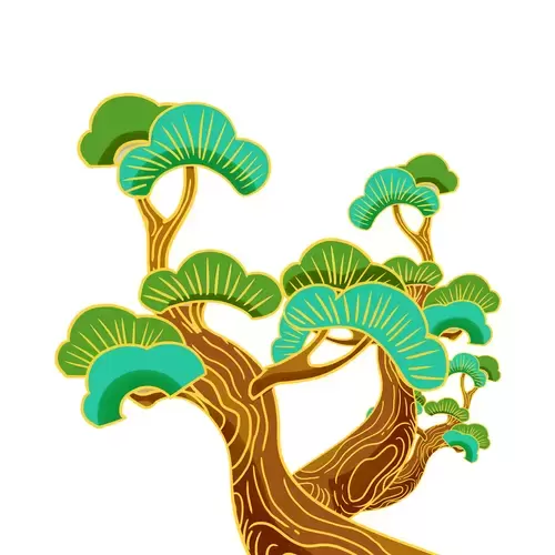 樹插圖插圖素材