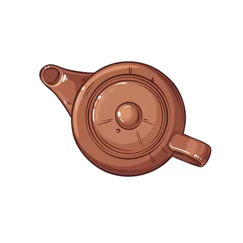 茶具插圖-紫砂壺插圖