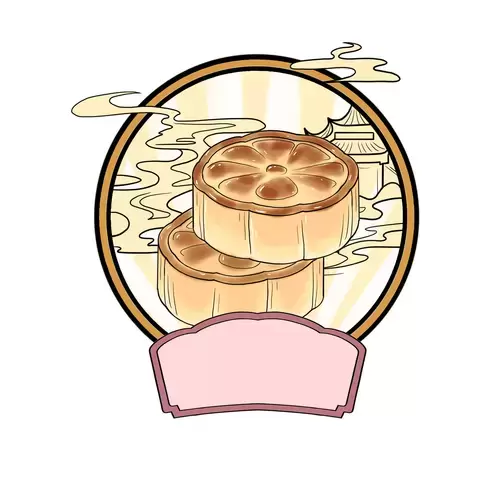 中華美食-月餅插圖