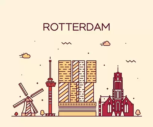 全球城市印象-鹿特丹插圖