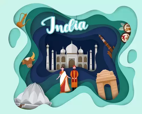 世界印象-印度插圖