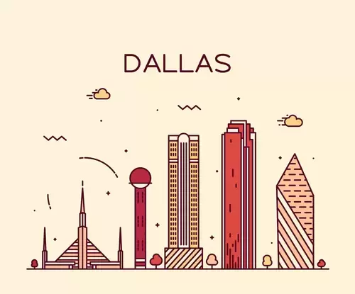 全球城市印象-達拉斯插圖