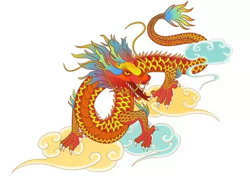 中國龍插圖