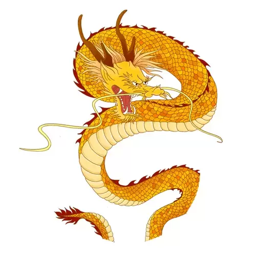 中國龍插圖