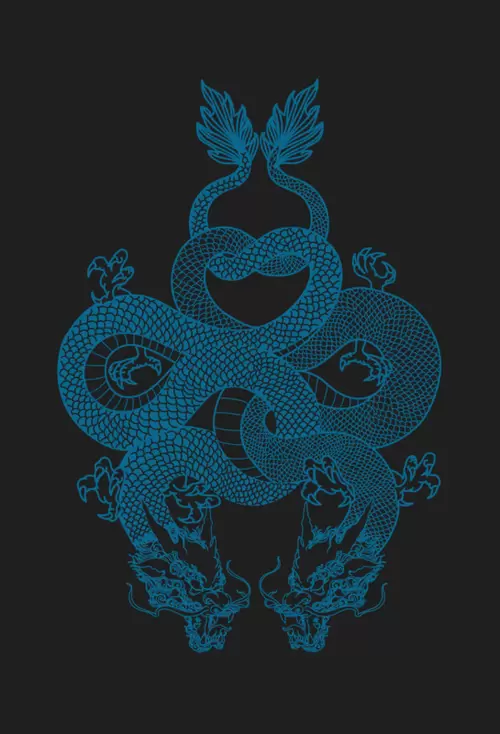 紋身圖案插圖素材