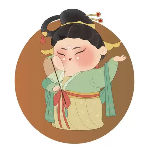 古代仕女插圖