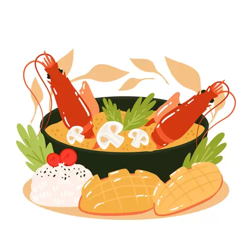 各地美食-泰餐插圖