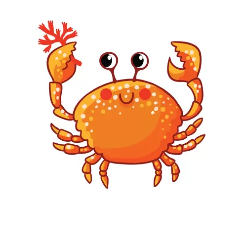 動物-螃蟹插圖