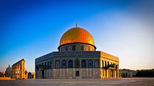 耶路撒冷圓頂清真寺4K高清桌布
